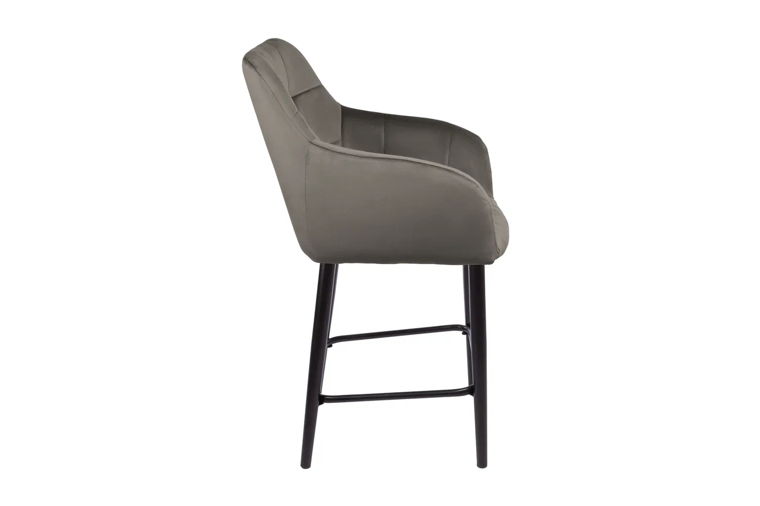 Стулья - изображение №4 "Стул полубарный Отэм антрацит / опоры черные"  на www.Angstrem-mebel.ru