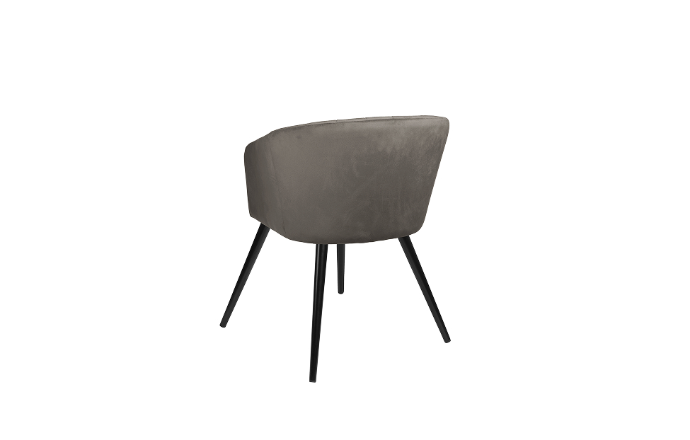 Кухонные стулья - изображение №5 "Стул-кресло Леон поворотный графит / опоры черные"  на www.Angstrem-mebel.ru