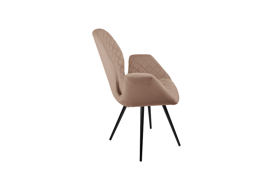 Кухонные стулья - изображение №6 "Стул-кресло Сохо поворотный бежевый / опоры черный"  на www.Angstrem-mebel.ru