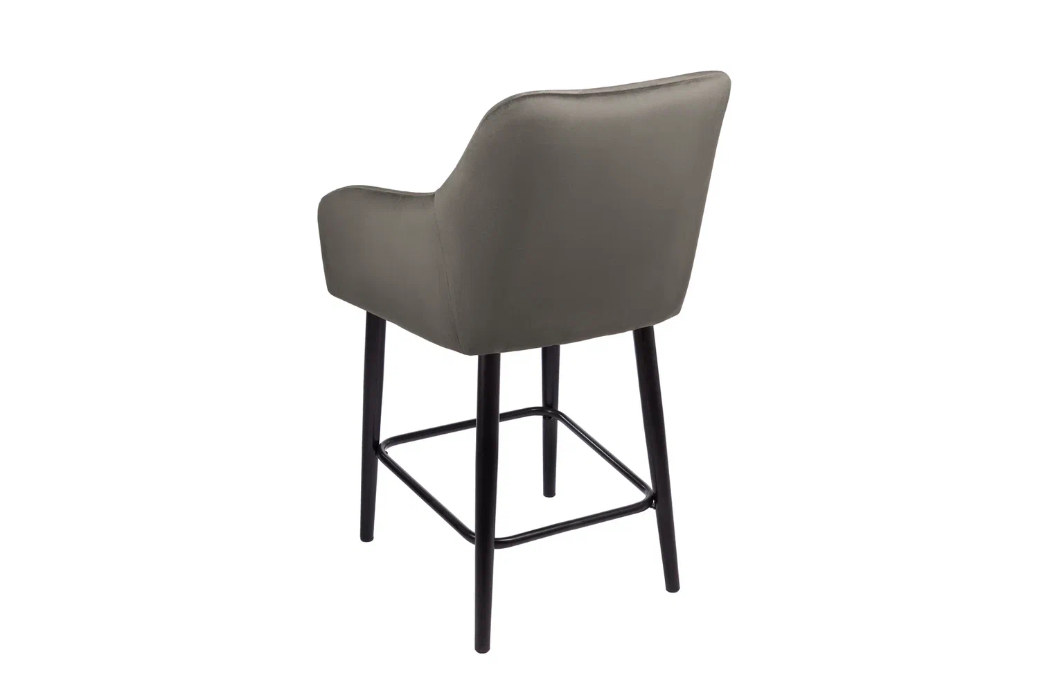 Стулья - изображение №5 "Стул полубарный Отэм антрацит / опоры черные"  на www.Angstrem-mebel.ru