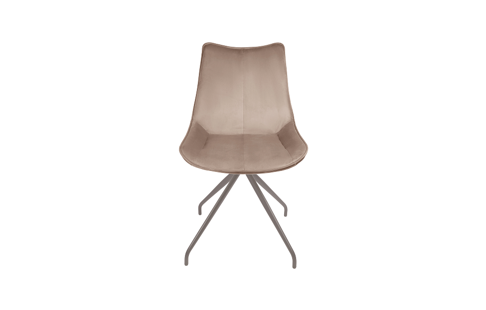 Кухонные стулья - изображение №3 "Стул Барса поворотный бежевый / опоры капучино"  на www.Angstrem-mebel.ru