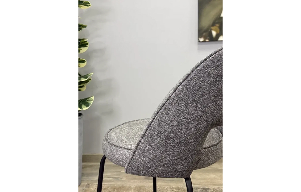 Кухонные стулья - изображение №8 "Стул Мане серый / опоры черные"  на www.Angstrem-mebel.ru