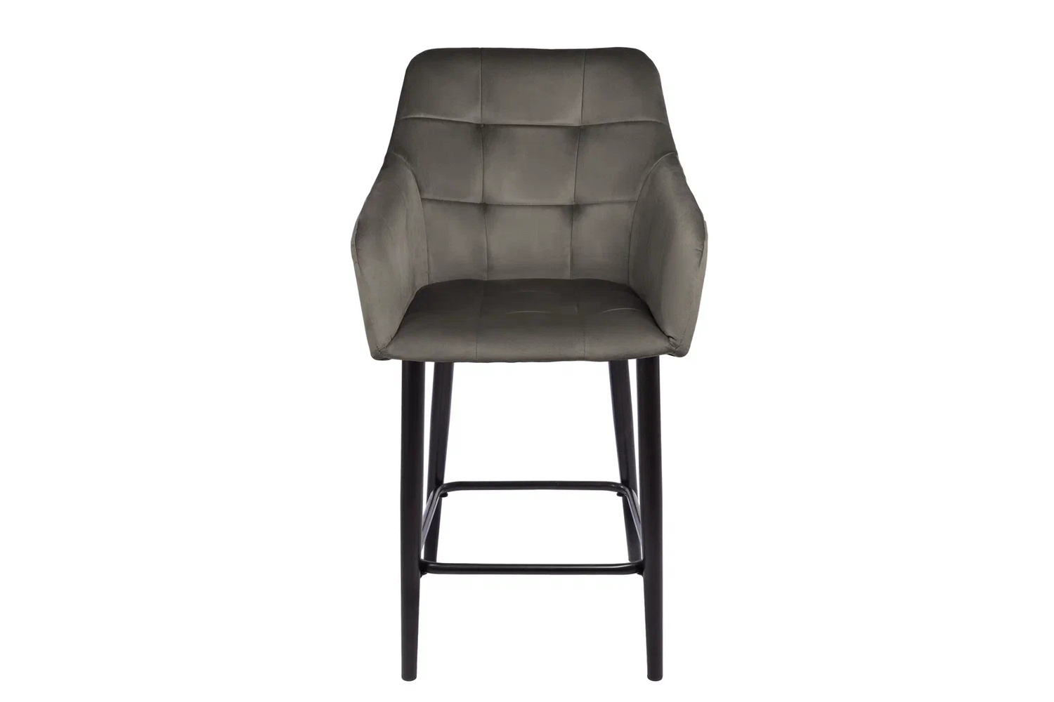 Стулья - изображение №3 "Стул полубарный Отэм антрацит / опоры черные"  на www.Angstrem-mebel.ru